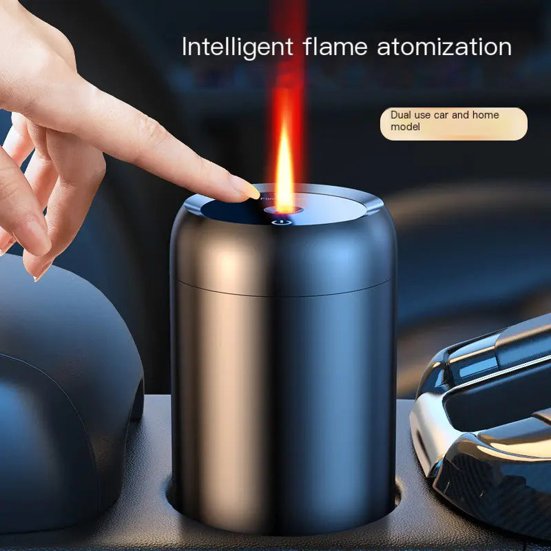 Smart Car Aromatherapy Diffuser with Flame Atmosphere Light