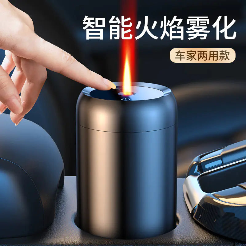 Smart Car Aromatherapy Diffuser with Flame Atmosphere Light